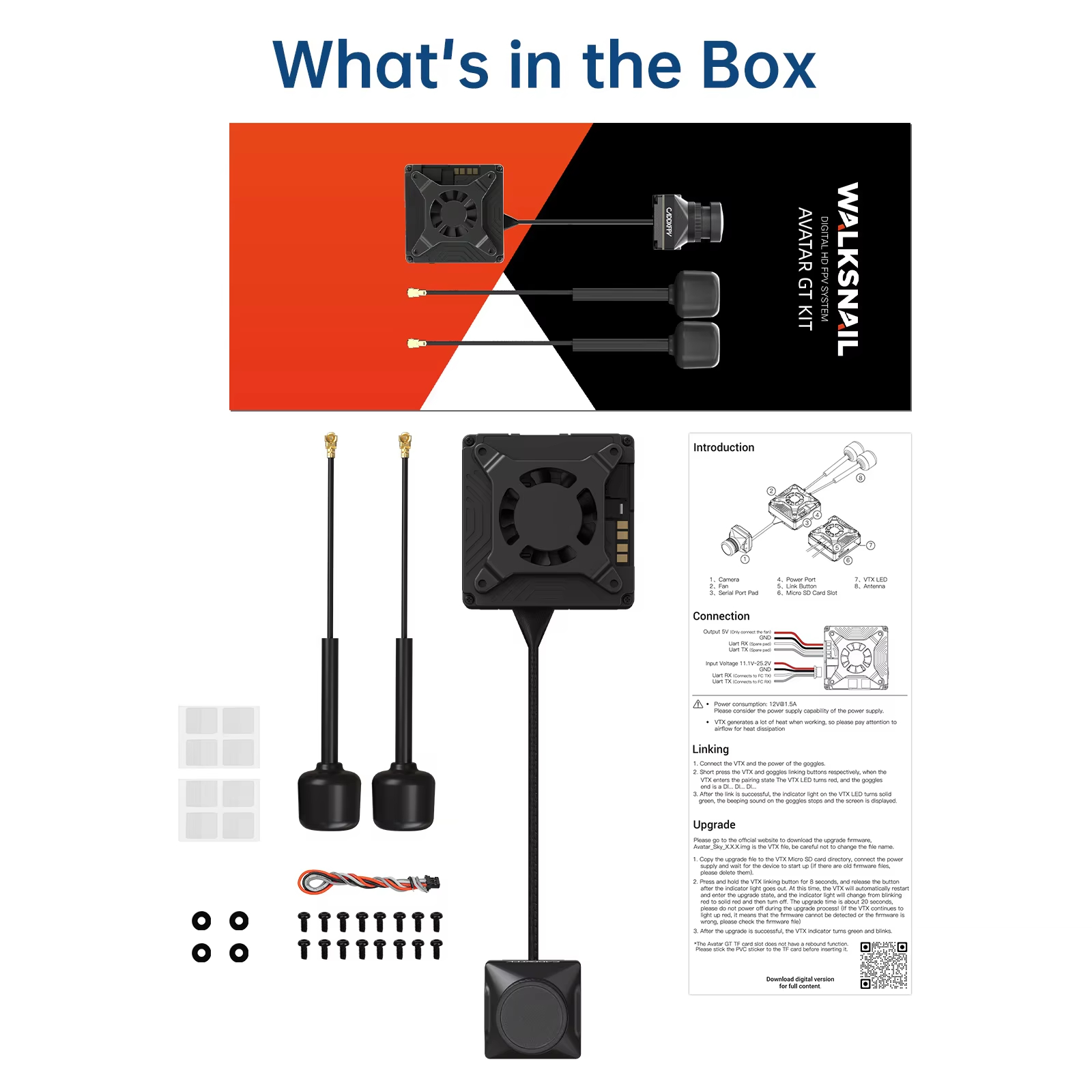 Drone Kit Fpv - Caddx Walksnail Avatar GT-Set | Max