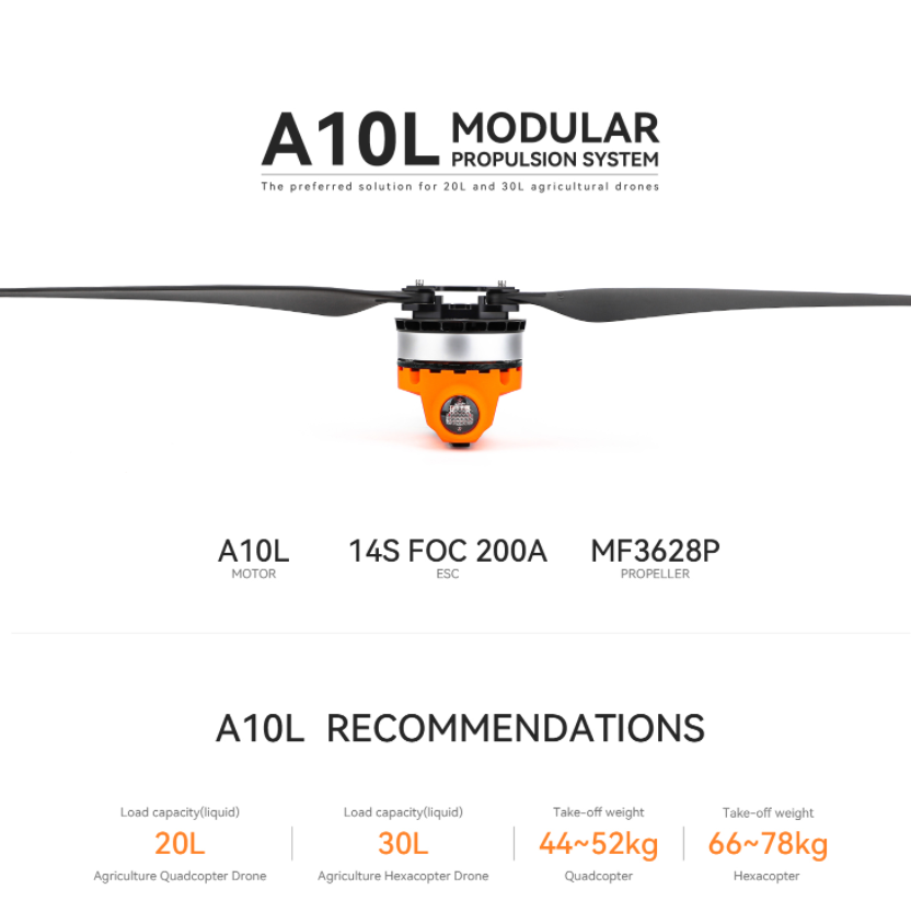 T-MOTOR A10L 12S 14S Hochleist – Drone Kit Hexacopter Bewertung und Preis